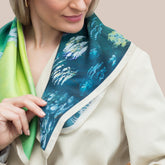 Silk scarf "Field Rhapsody"